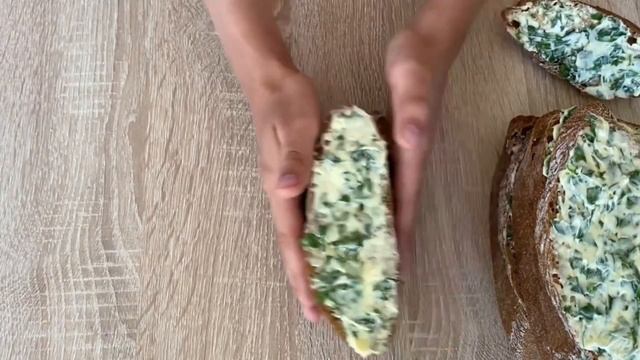 Чесночные Гренки из Чиабатты ✩ Гренки с чесноком и зеленью