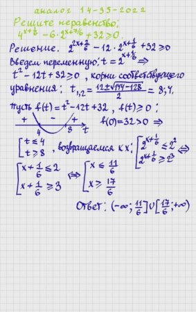 Егэ, математика, профиль, аналог 14-35-2022