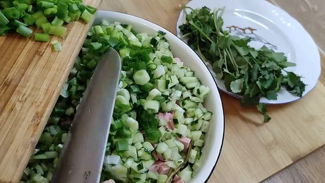 Оливье "Летний" со Свежими Огурцами / Салат на Праздник / Праздничный Стол