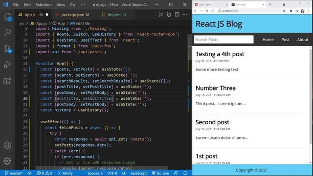 React Axios API Requests | Axios with React JS Tutorial смотреть онлайн