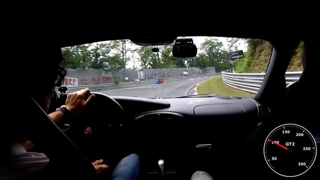 PORSCHE 911 996 GT2  NÜRBURGRING NORDSCHLEIFE with Speedometer