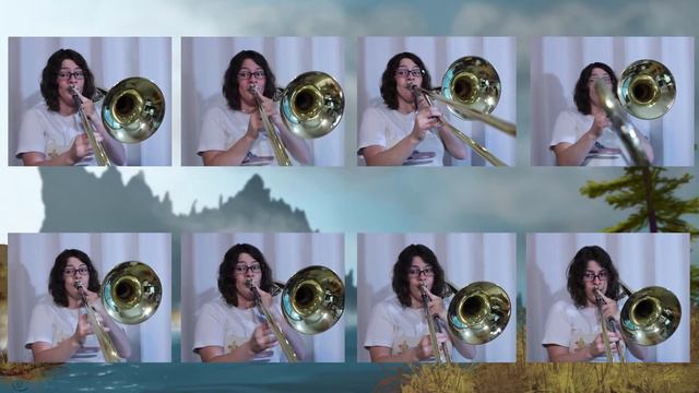 DRAGONBORN (Theme from Skyrim) | Trombone Cover смотреть онлайн