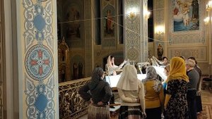 "Ныне отпущаеши раба Твоего, Владыко..." (Г. Лапаев). Регент Екатерина Артюхова.