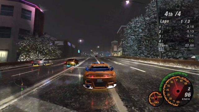 NFS Underground 2 Winter Edition | Part 32 | Toyota Supra | Hard Diffiuclty | Manual Transmission
