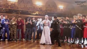 Гран-при «Ахмат» после взвешивания, лезгинка с участием бойцов