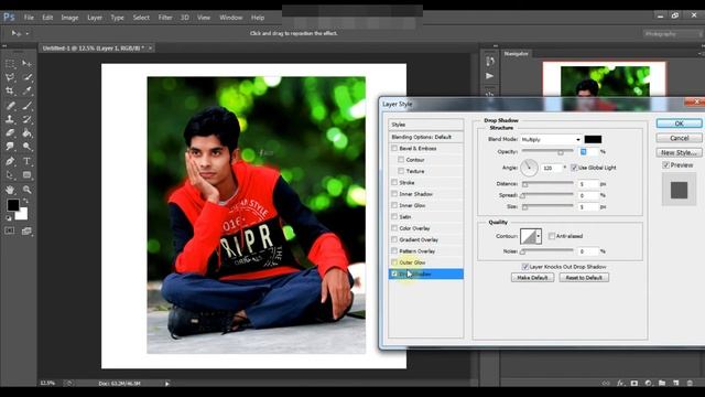 3D Drop Shadow Effect in Photoshop | Shadow Behind Image in Just 3 Minutes | TechTorial смотреть онлайн