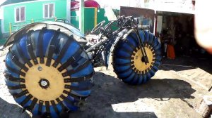 Плавающий - полноприводный - трицикл ВЕЗДЕХОД по воде