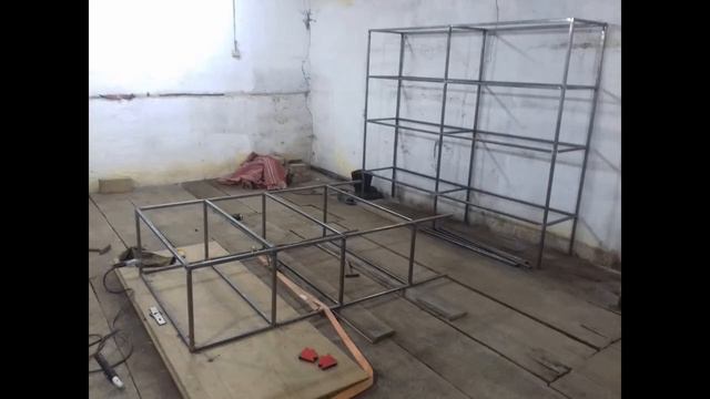 Фотоотчет. Стеллаж в гараж.
