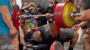 Julius Maddox 355kg (782.6lb) RAW Bench Press World Record 2021