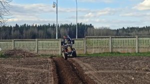 мотоблок штенли 1900 Пахота 2022г