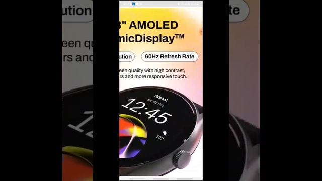 🔴Fitshot Aster 1.43inch round AMOLED Display with BT Calling,1000 Nits brightness der 3k 😱😱