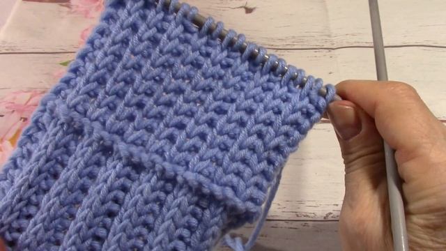 ПЛОТНАЯ Резинка Держит Форму и Не Растягивается. Для начинающих./ knitting pattern/.