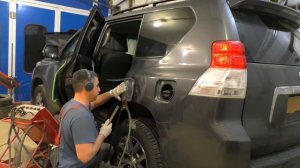 Тойота Прадо 150 Покраска кузовной ремонт Нижний Новгород.Toyota Prado 150 аuto body repair.