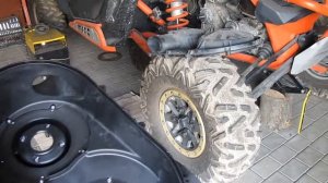 Установка (замена) корпуса вариатора BRP Can Am Maverick X3 XRS Turbo