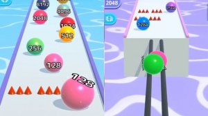 ?Ball run infinity - Ball run 2048 Max Level Up 2048 Balls Gameplay Walkthrough Android, iOS part 1