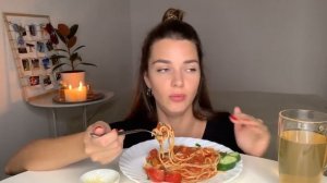 ШКОЛА, УНИВЕР, АВТОШКОЛА ? КАК Я УЧИЛАСЬ? | МУКБАНГ паста с креветками pasta shrimp  MUKBANG