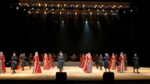 Chechen dance ensemble Vainakh performed in Kiev. Dikalu Muzakaev