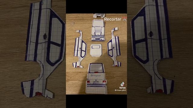 Bmw e36 paper craft tutorial make of