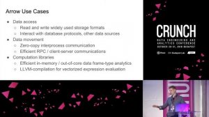 Apache Arrow: A Cross-language Development Platform for In-memory Data - Wes McKinney | Crunch 2018