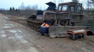 Умирает ДВИГАТЕЛЬ трелевочника ТЛТ-100. Ремонт навески