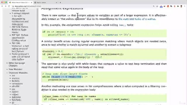 *New* Python Full Course 2023 - Walrus Operator in Python 2023