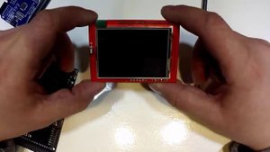 Arduino Mega 2560 + 2.4" TFT LCD SHIELD