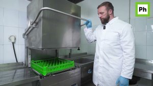Декальцинация посудомоечной машины с использованием Ph DeCalc.
