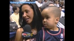 Joumana Kidd courtside interview with Heather Cox (TBS, 2002)