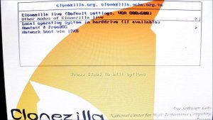 Clonezilla Network Disk Clone Using Live USB Boot Thumb Drive