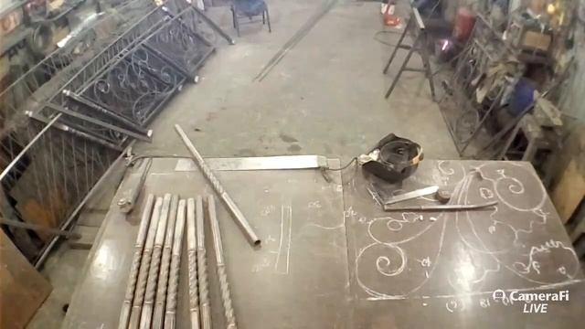 ХОЛОДНАЯ КОВКА стойки из винтовой трубы 08.01.20 смотреть онлайн