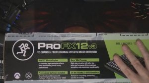 My new audio mixer - Mackie ProFX12v3 unboxing