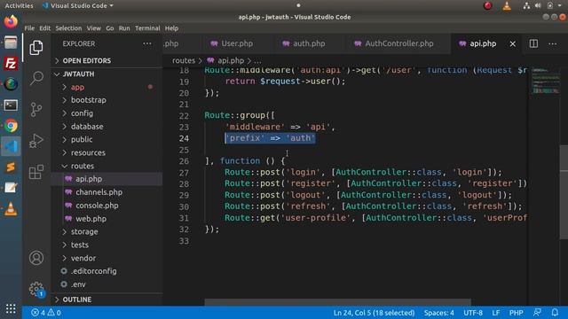 Learn Laravel 8 Beginners Tutorial #100 API Development in Laravel 8 Using JWT Authentication
