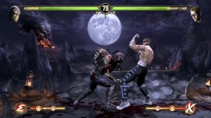 Mortal Kombat 9 - Scorpion Arcade Ladder on Medium Difficulty