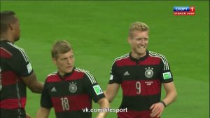 Бразилия 0:6 Германия | Гол Шюррле HD