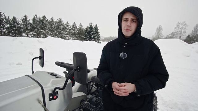 Обзор первого ременного мини-трактора с трехточкой и ВОМ в линейке СКАУТ T-220B смотреть онлайн