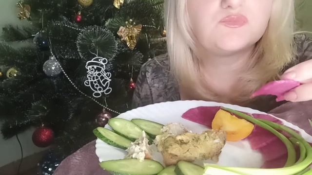 АСМР Предновогодний Креветочная рыба ?(кинг клип) ASMR EATING смотреть онлайн