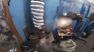 Чугунная буржуйка СССР  ПОВ 57 - ДОРАБОТКА