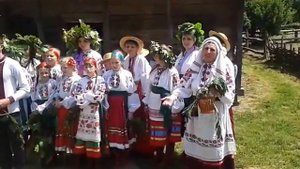 Троица, обряд «Вождение куста»