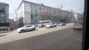Поездка в троллейбусе номер 14 по городу Ижевск.
