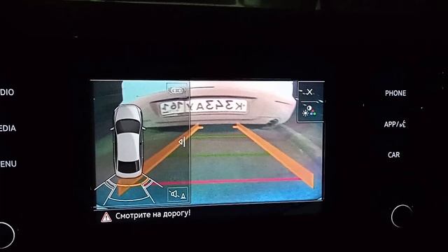 Работа не штатной камеры на Volkswagen polo liftback 2020 смотреть онлайн