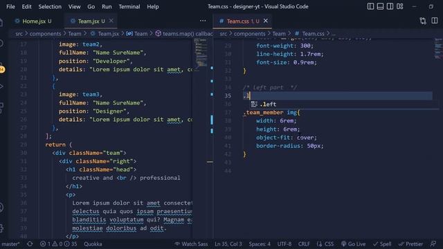 Part - 1 React JS Portfolio Tutorial From Scratch for beginners 2023