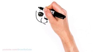 How to Draw a Black Panther Easy | Cute Cartoon Animal