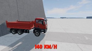 ? KAMAZ VS MAN ?140 KM/H ?Crash Test Testa BEAMNG.DRIVE