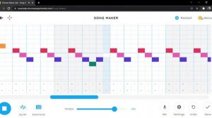 Godzilla Theme Song made on Google Music Lab