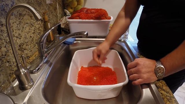 ИКРА ЛОСОСЕВАЯ, МАЛОСОЛЬНАЯ, МЕТОД через ГРОХОТКУ смотреть онлайн