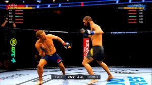 EA Sports UFC 4 Gameplay Khamzat Chimaev vs Uriah Faber