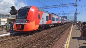 Движение поездов Сочи Адлер|ЭС2Г "Ласточка"|2ЭС4К "Ермак"|Северо-Кавказская железная дорога