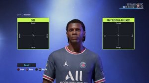 FIFA 22 Pro Club How to create Romeo lavia lookalike