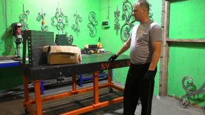 ?сварочно-сборочный стол 3д?мечта сварщика. холодная  ковка из профильной трубы