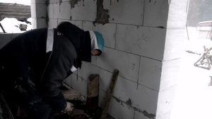 ПЕРЕГОРОДКИ НА РЕБРО  ИЗ КИРПИЧА СВОИМИ РУКАМИ ЗА КОПЕЙКИ / ИЗБА / ДОМ В ДЕРЕВНЕ / ДЕРЕВНЯ